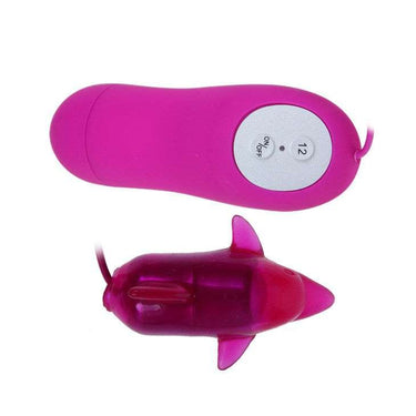 Stimolatore Donna Delfino Rosa con 12 Modalità di Vibrazione